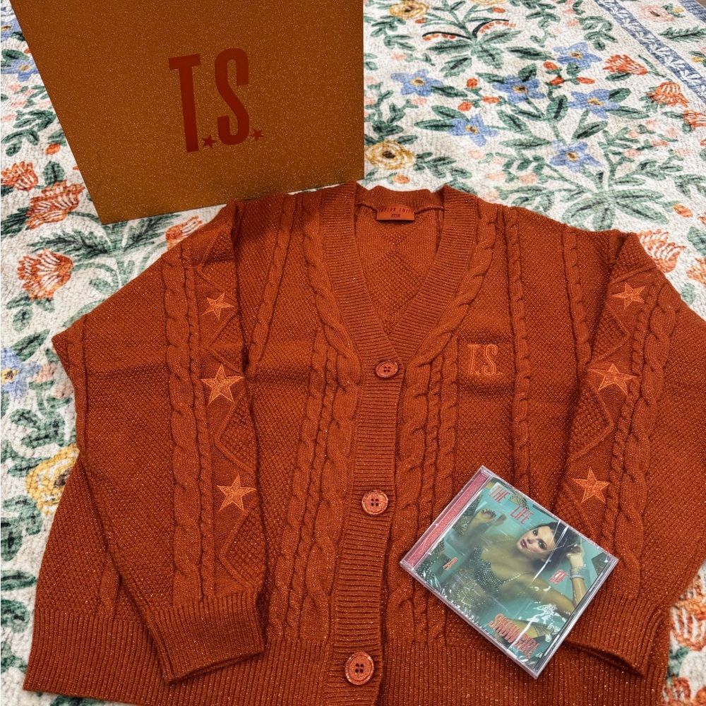 Official Taylor Swift The Life of a Showgirl (TLOASG) Cardigan and CD